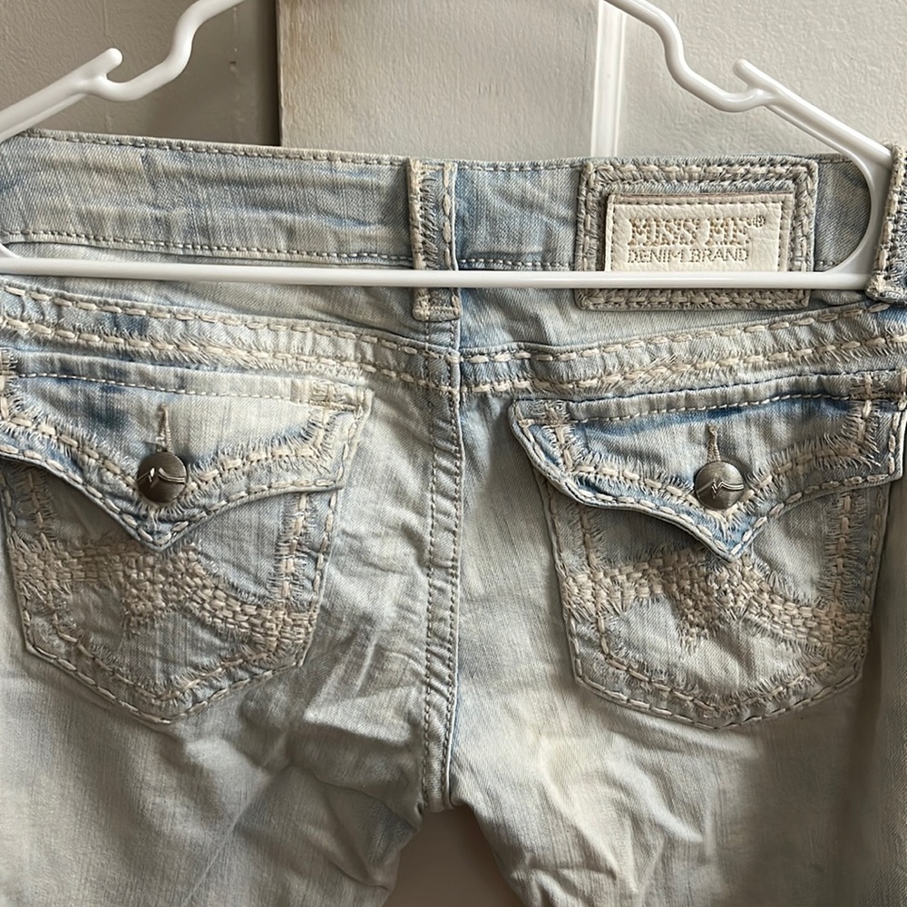 Miss me Irene skinny low rise jeans, size 29.
